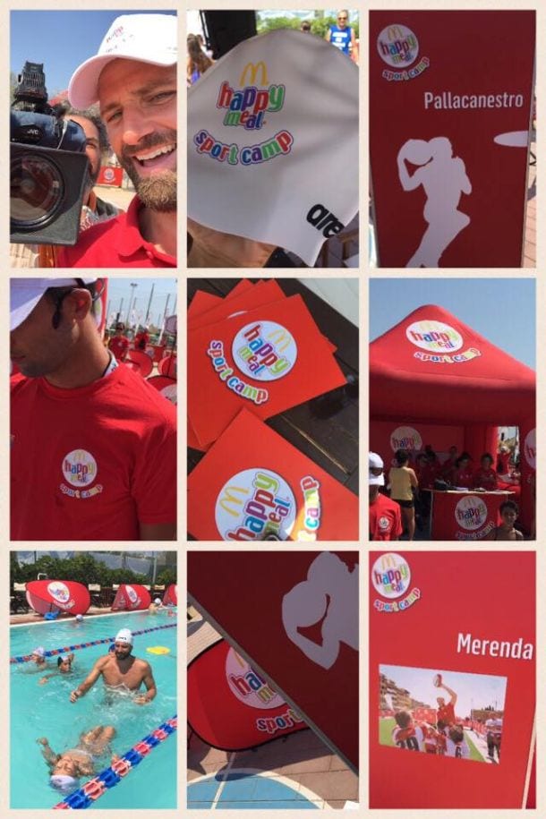 Bambini e obesità: Massimiliano Rosolino padrino dell’Happy Meal Sport Camp