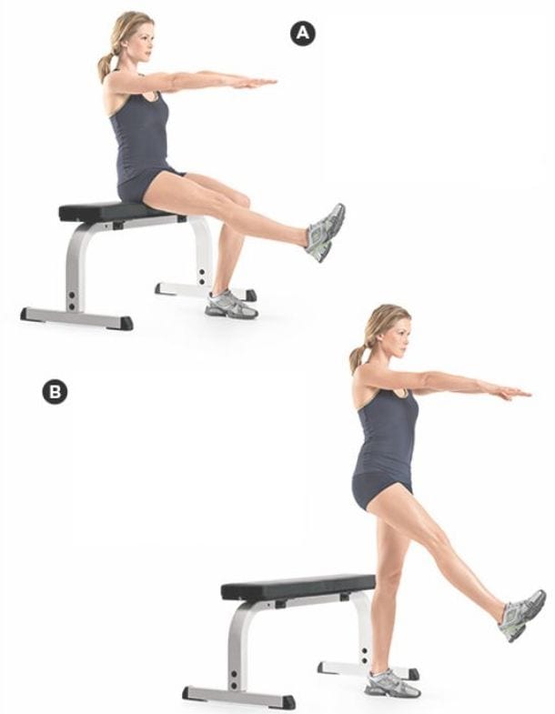 Allenare braccia e gambe: servono solo una sedia e 10 minuti al giorno