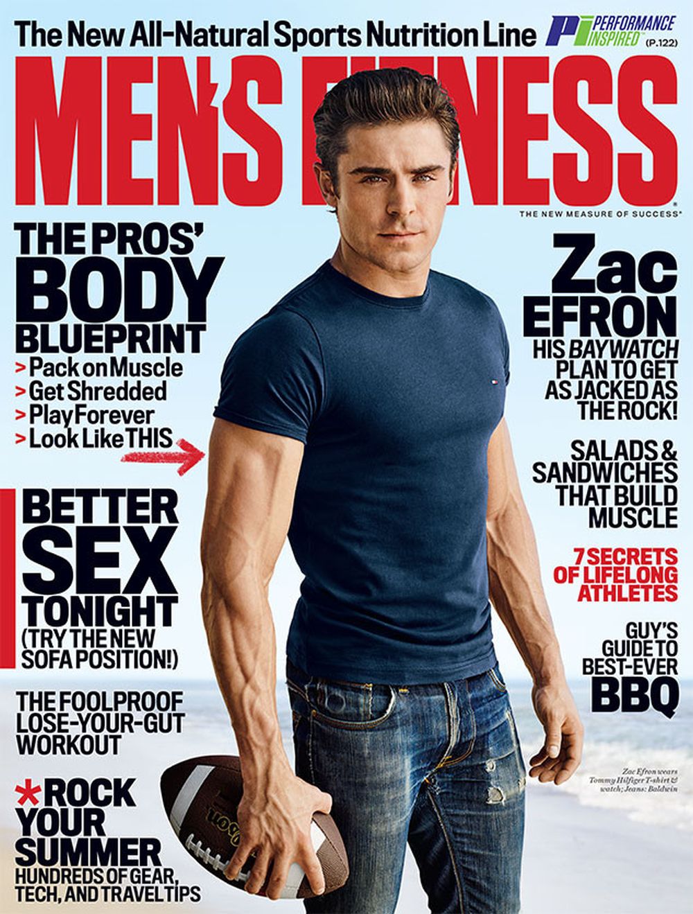 Zac Efron sulla copertina di Men’s Fitness rivela i segreti del suo fisico perfetto