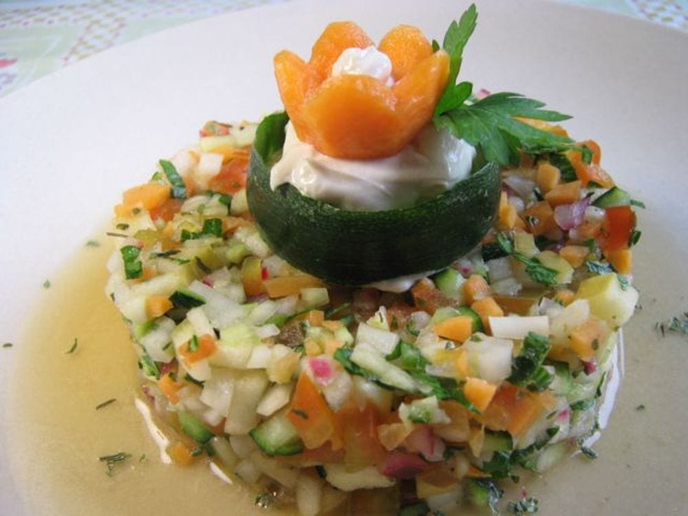 Ricette estive: la tartare di verdure