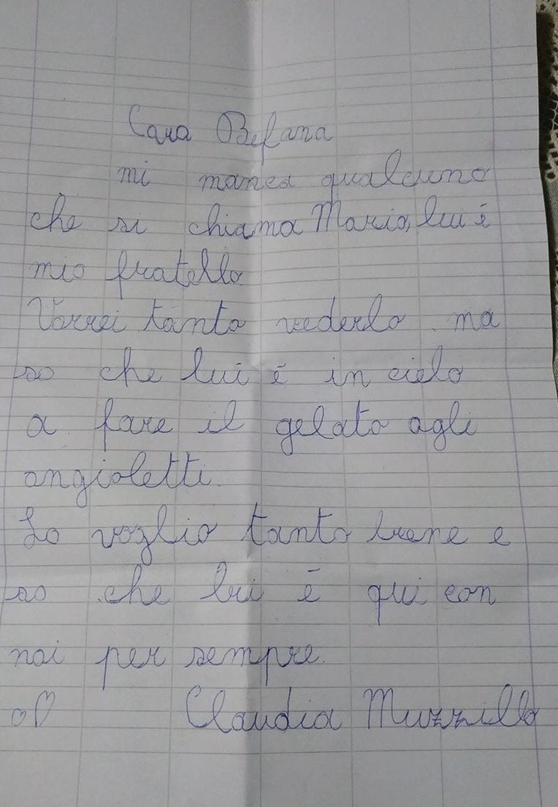 La lettera di Claudia, 6 anni, alla Befana: "Mio fratello è morto e mi manca"
