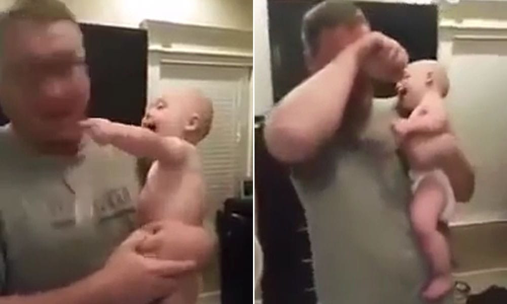 Il papà fa una scherzo al figlio: la reazione è fuori controllo [VIDEO]