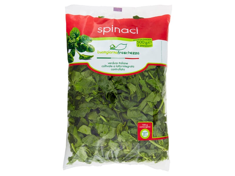 Erba velenosa negli spinaci: i lotti ritirati, quali rischi