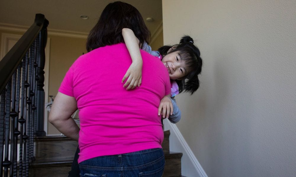 Yuna ha una malattia rara: la madre la studiava ancor prima di rimanere incinta