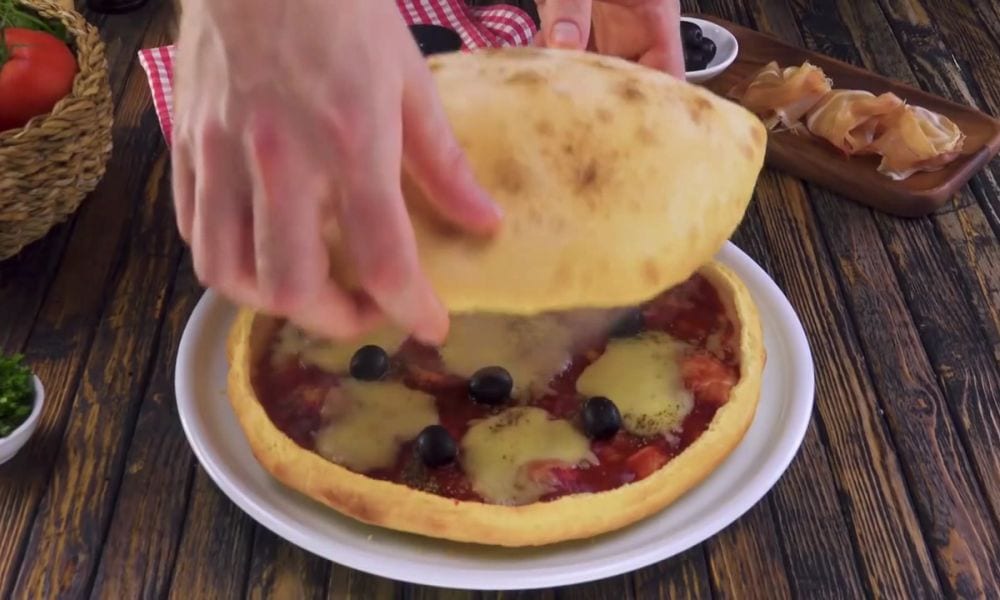 Pizza-cestino per l'insalata: come realizzarli in casa