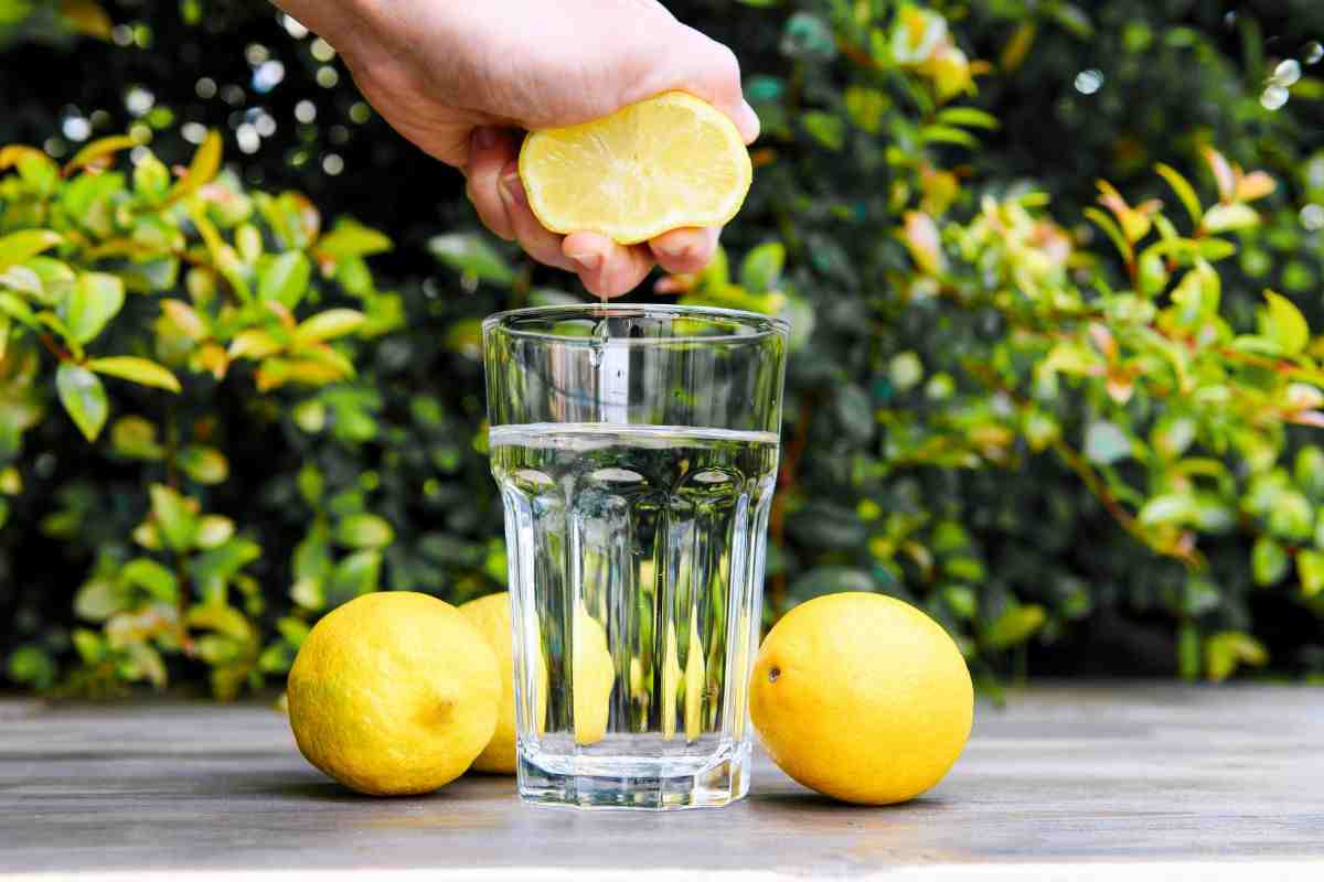 bere acqua e limone benefici