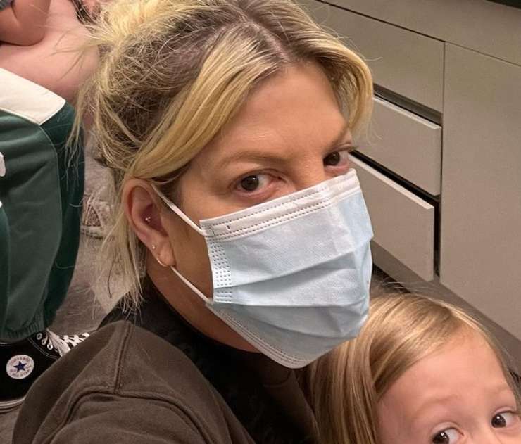 Tori Spelling ospedale figli