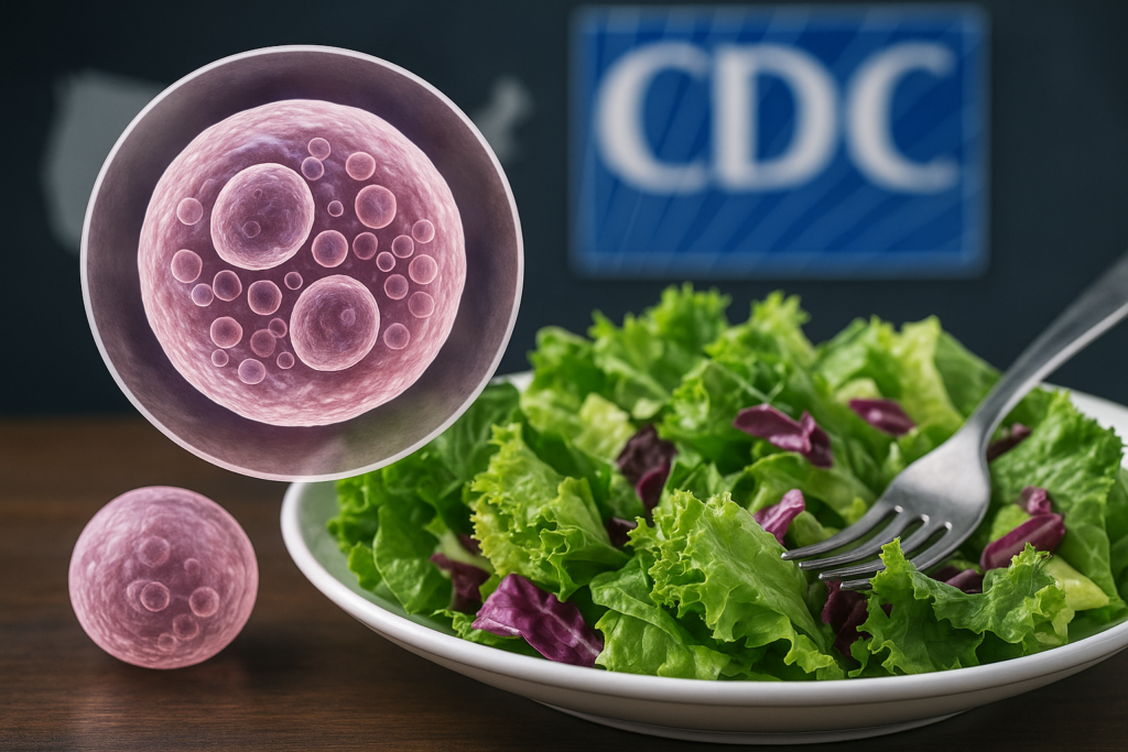 Cyclospora negli USA 2026: quasi 7mila casi collegati a lattuga e insalate