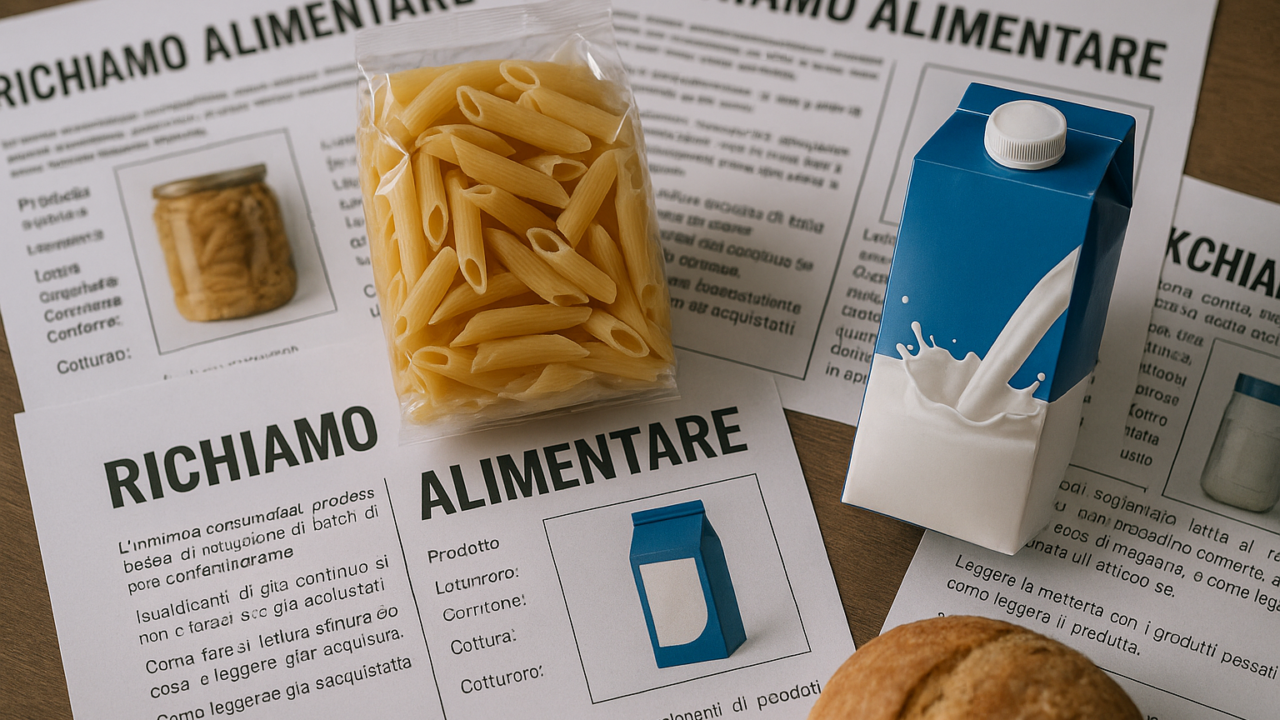 Richiami alimentari luglio 2026: uova AIA/Selex (Salmonella) e riso Carnaroli (pesticidi)