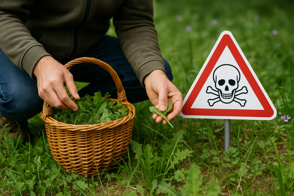 Foraging sicuro: come riconoscere e raccogliere erbe spontanee senza rischi