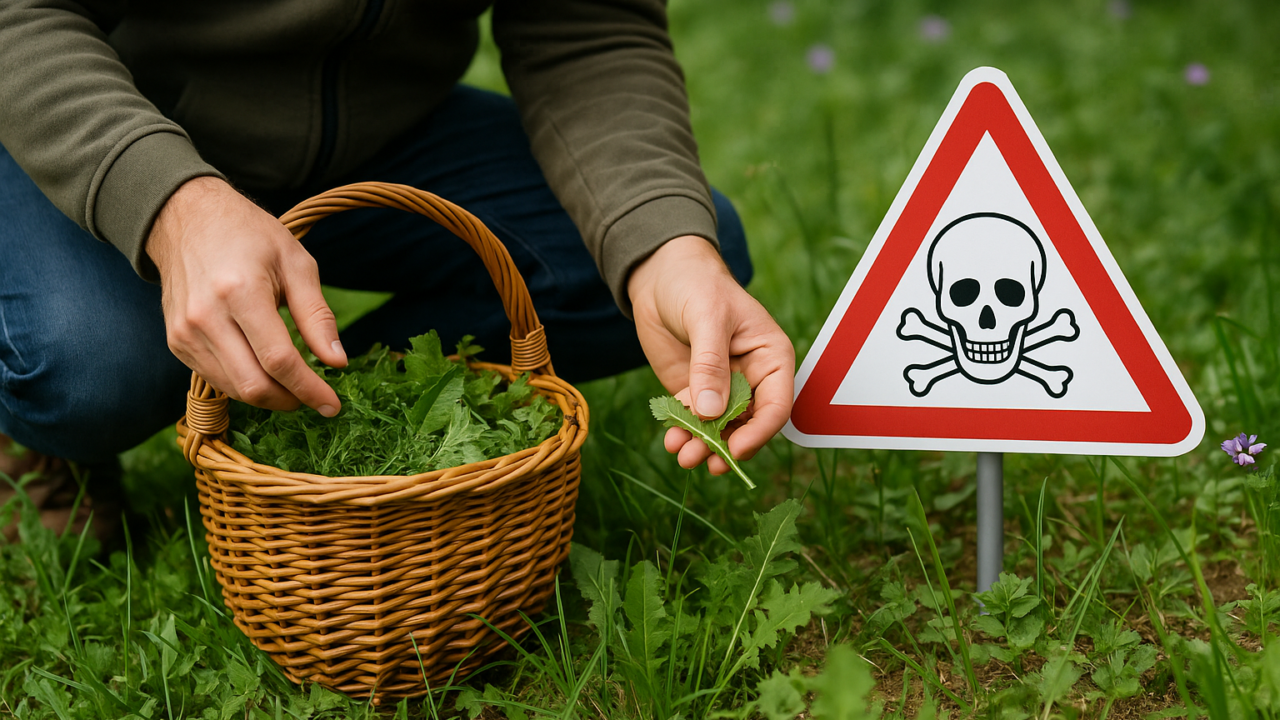 Foraging sicuro: come riconoscere e raccogliere erbe spontanee senza rischi