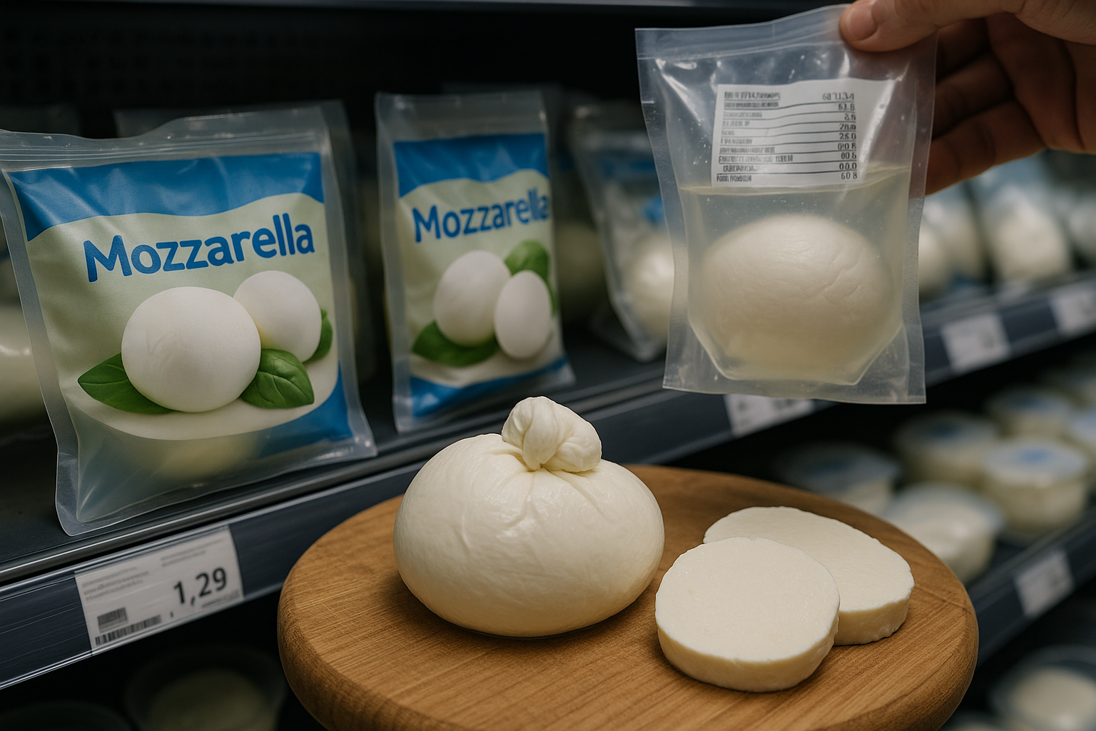 Mozzarella al supermercato: come leggere etichette e riconoscere le differenze di qualità (2)