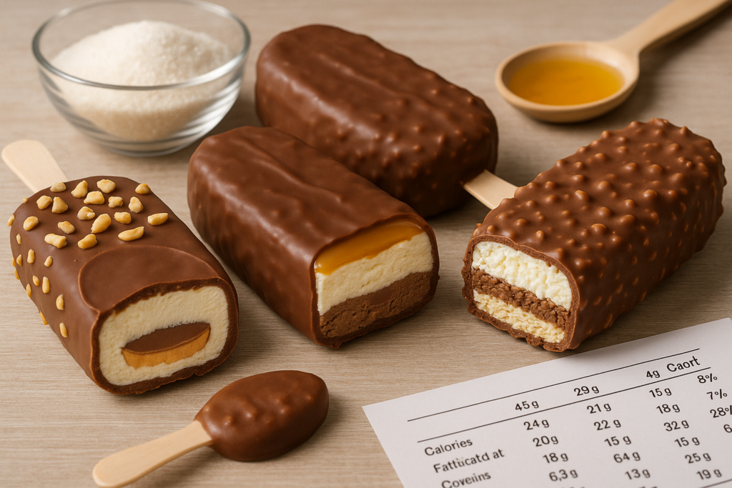 Gelati Kinder, Twix, Snickers: cosa c'è davvero negli snack trasformati in dessert