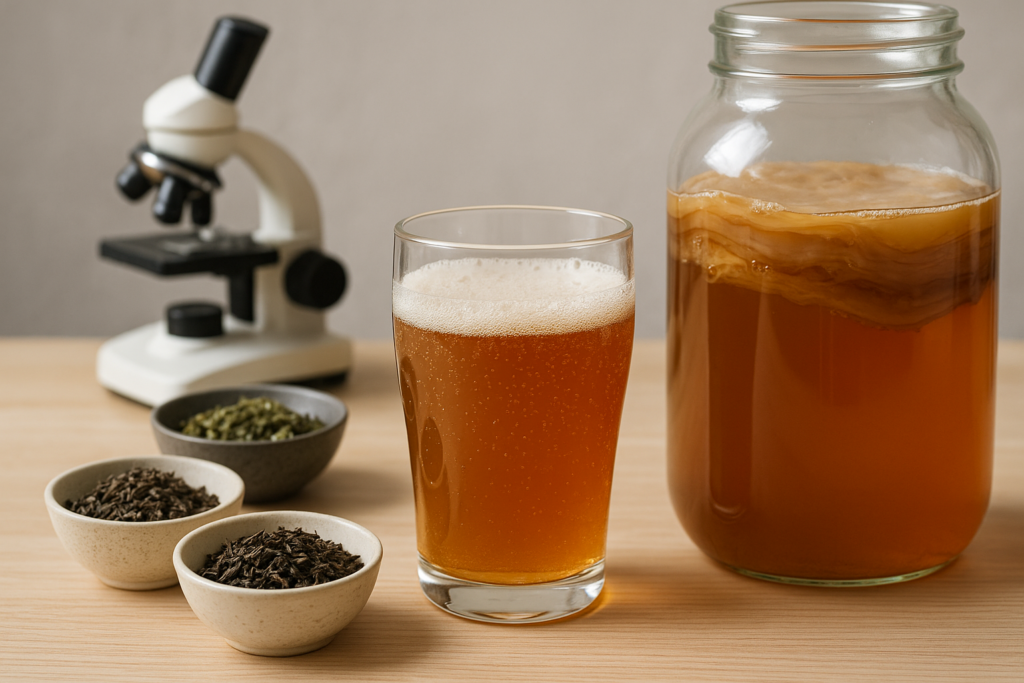 Kombucha: come il tipo di tè influenza benefici e aromi