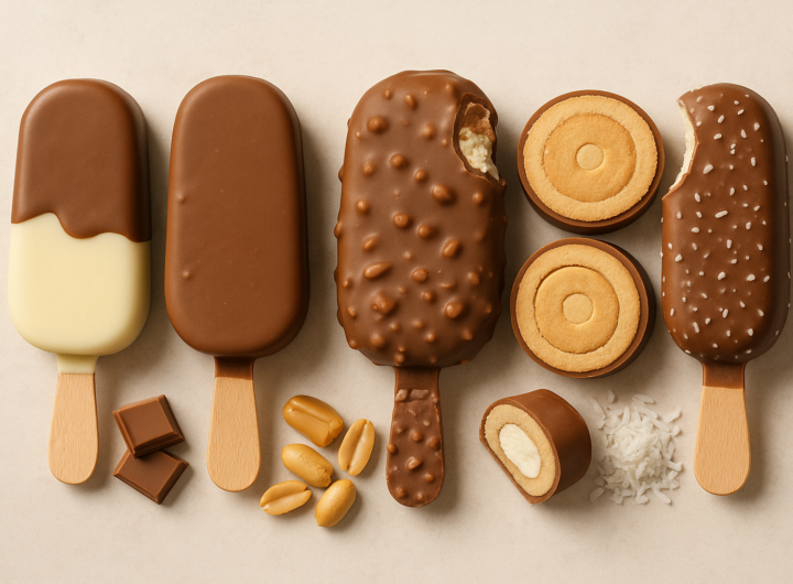 Gelati ispirati agli snack (Kinder, Twix, Snickers, Ringo): cosa c'è davvero dentro