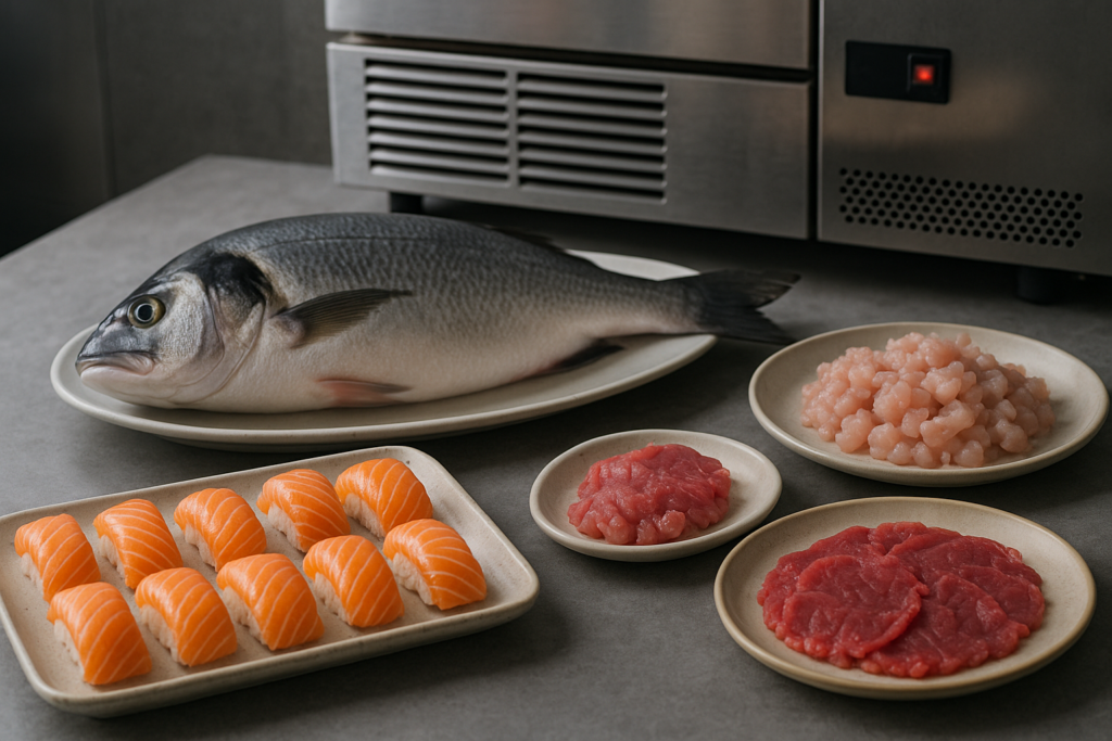 Pesce crudo al ristorante: cosa significa davvero "abbattuto"