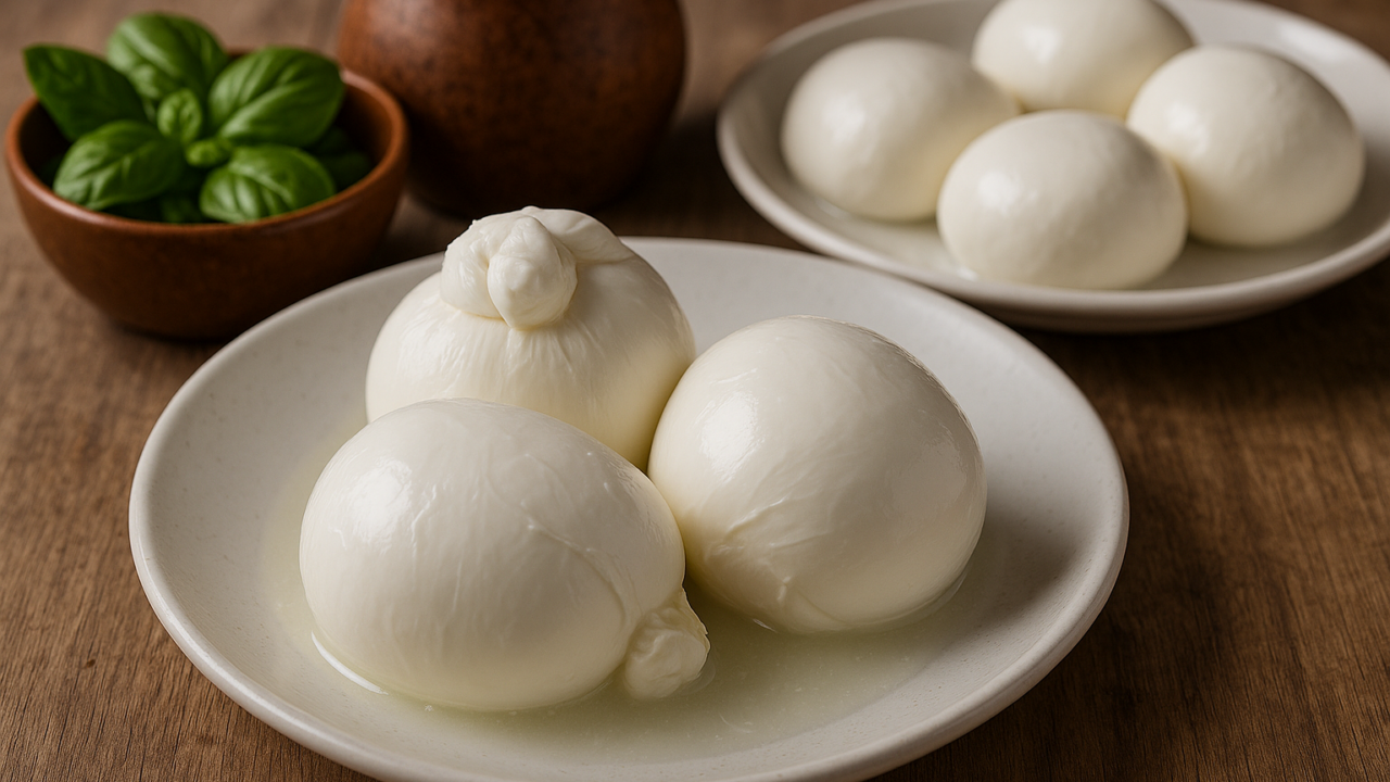 mozzarella di bufala dop — Mozzarella di bufala DOP vs non DOP: differenze che contano