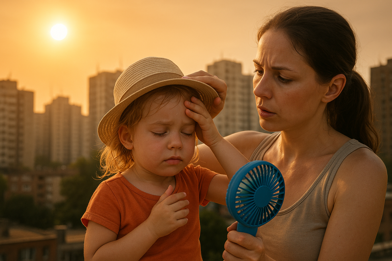 Estate in città: come il caldo colpisce la salute dei bambini