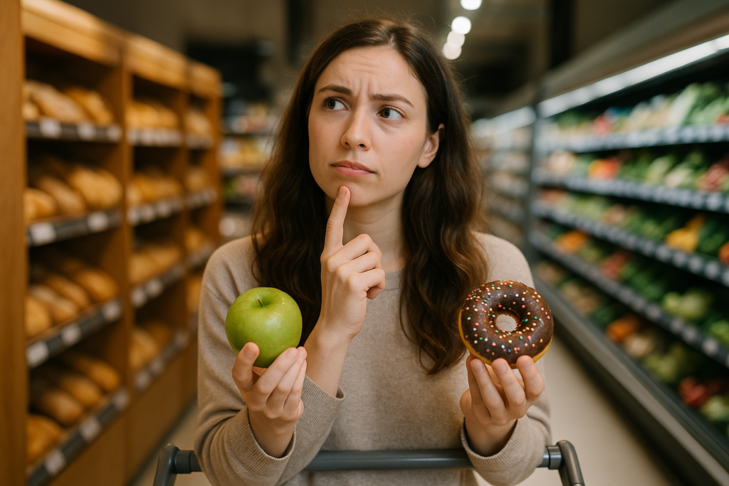 Effetto halo alimentare: come la psicologia influenza le tue scelte di spesa