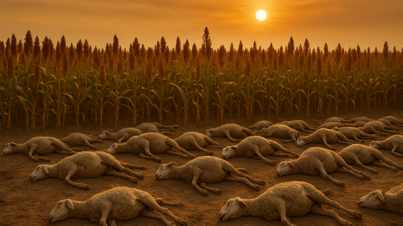 Caldo record e sorgo tossico: come il cambiamento climatico trasforma le colture in veleno