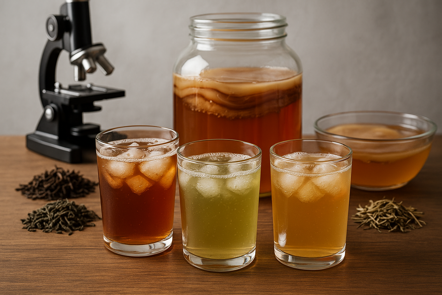 Kombucha: come il tipo di tè influenza davvero benefici e sapore della bevanda fermentata