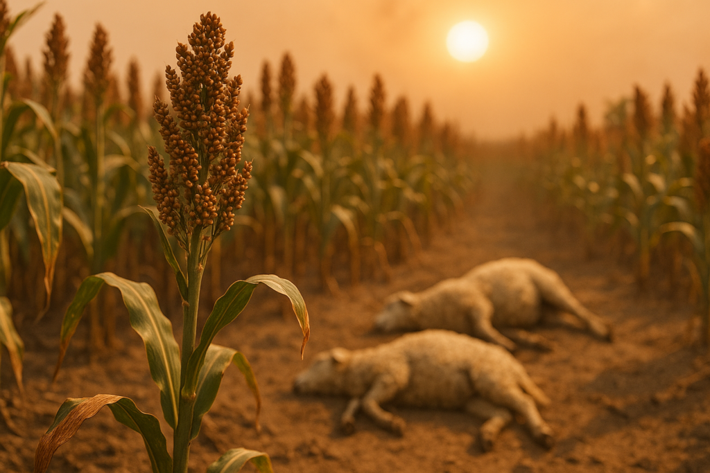 Caldo record e sorgo velenoso: come il clima estremo trasforma le colture (caso Alessandria)