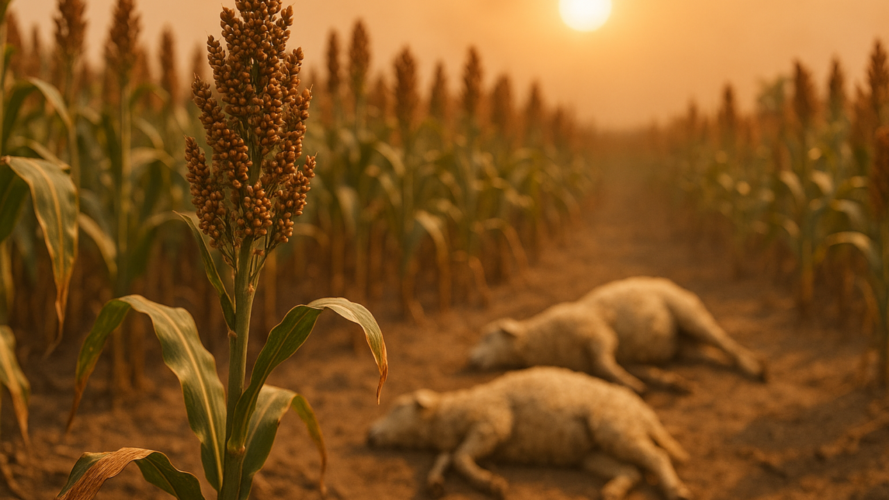 Caldo record e sorgo velenoso: come il clima estremo trasforma le colture (caso Alessandria)