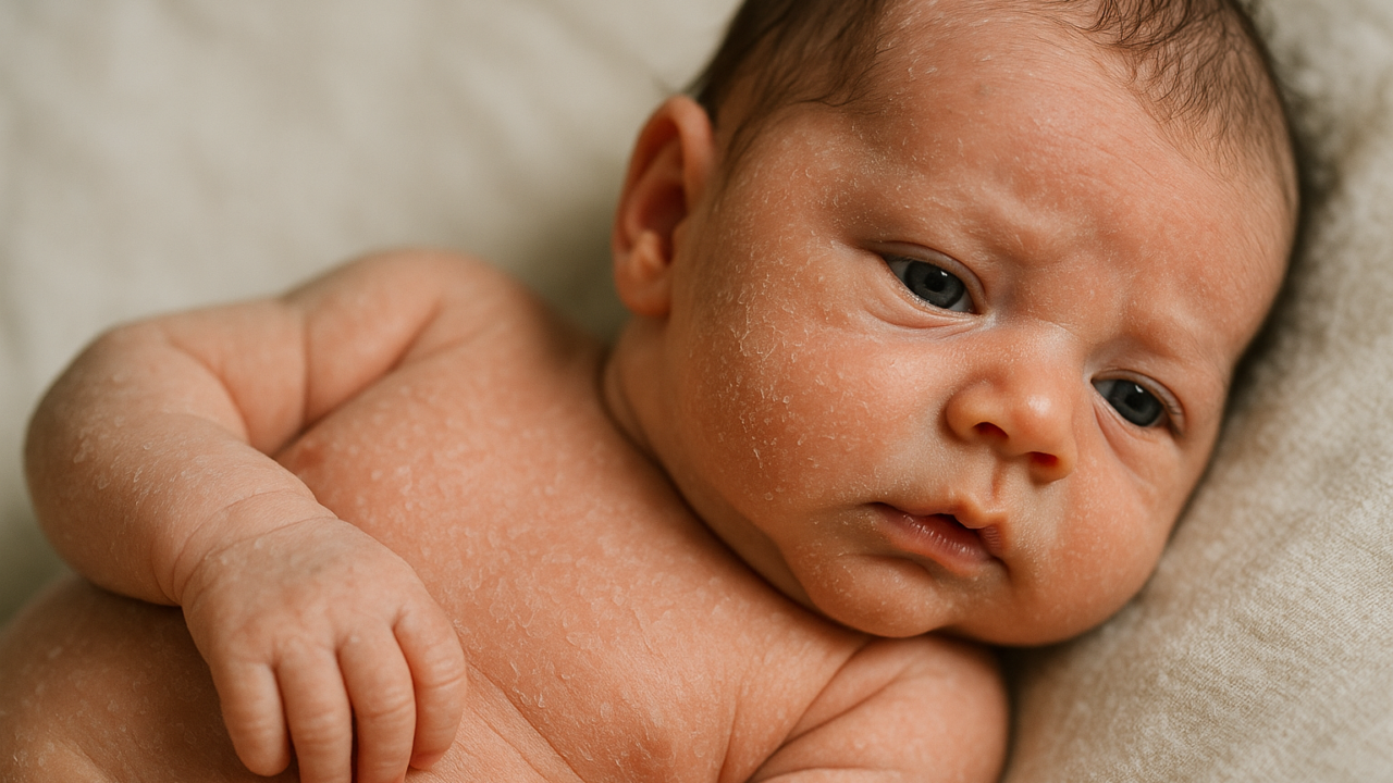 Pelle secca del neonato: cause comuni e rimedi sicuri nei primi giorni di vita (2)