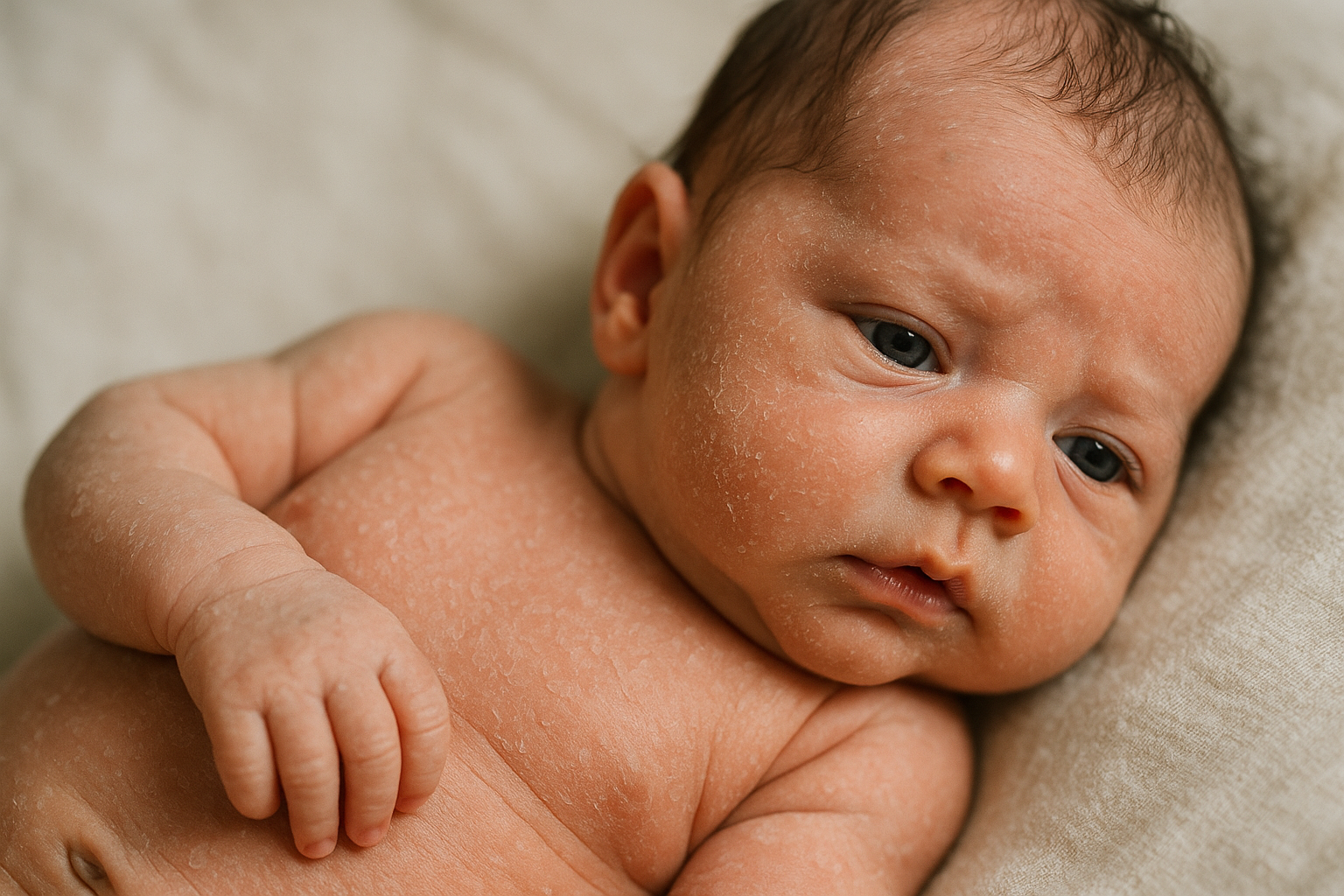 Pelle secca del neonato: cause comuni e rimedi sicuri nei primi giorni di vita (2)