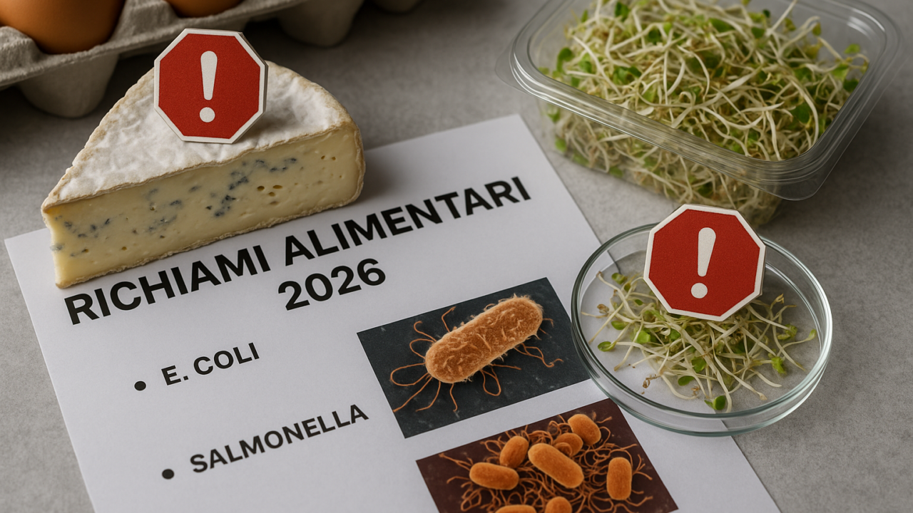 Sicurezza alimentare: richiami e focolai nel 2026