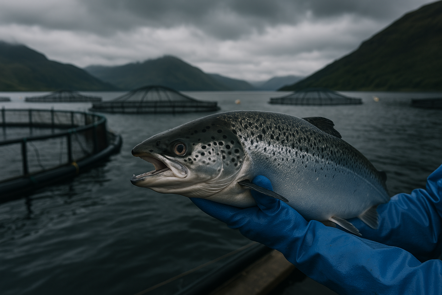 Allevamenti di salmone in Scozia: 48 tonnellate di formaldeide versate nei loch nel 2025 (2)