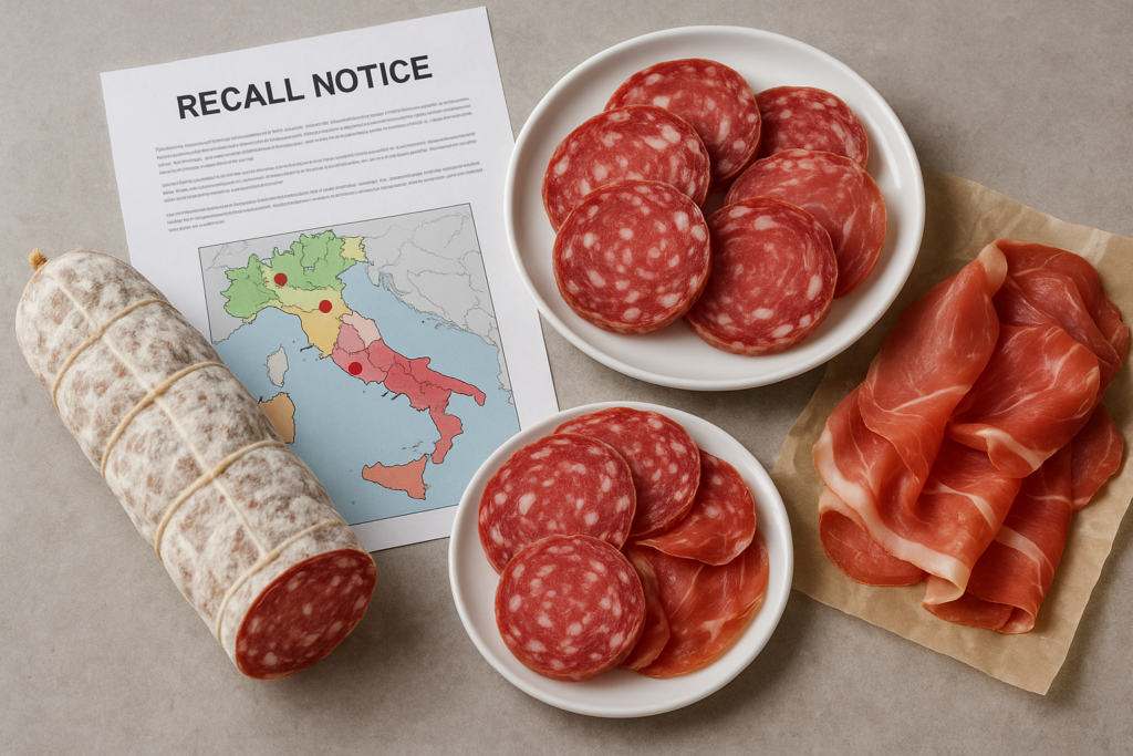 Richiami alimentari luglio 2026: salami e prodotti a rischio microbiologico