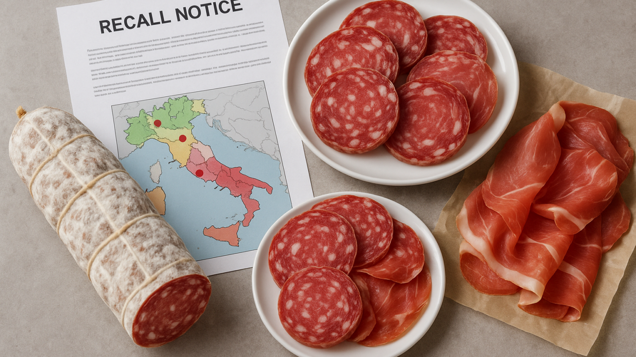 Richiami alimentari luglio 2026: salami e prodotti a rischio microbiologico