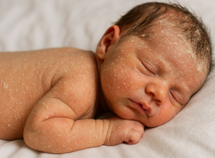 Pelle secca del neonato: quando è fisiologica e quando serve l'intervento del pediatra