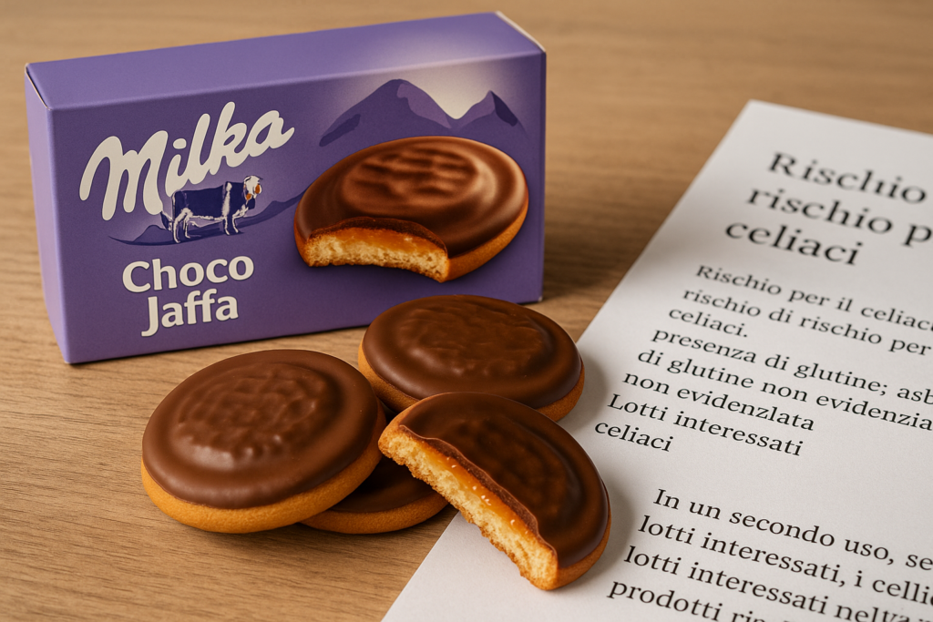 Milka Choco Jaffa ritirate da Normal: glutine non dichiarato in etichetta