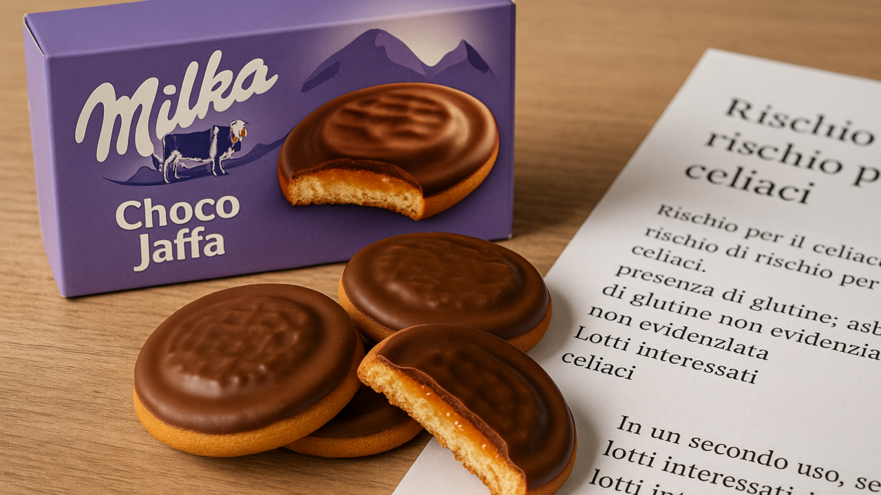 Milka Choco Jaffa ritirate da Normal: glutine non dichiarato in etichetta