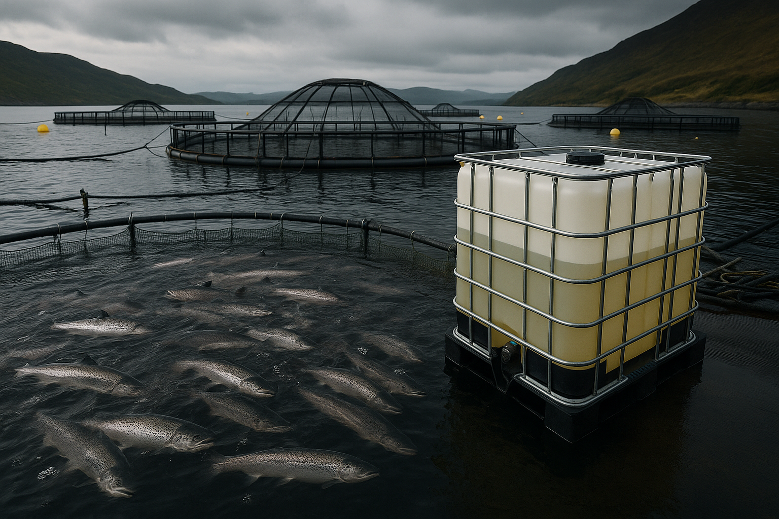 Allevamenti di salmone in Scozia: 48 tonnellate di formaldeide versate nei loch nel 2025