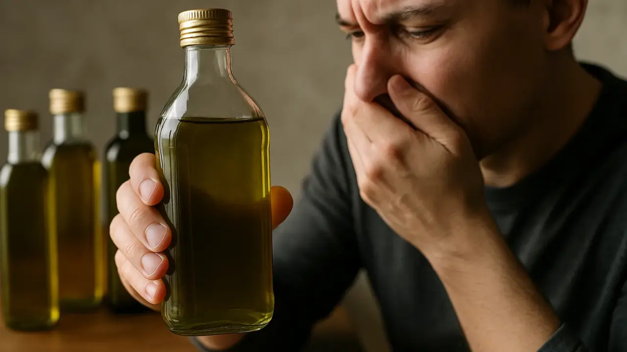 Olio extravergine con odore sgradevole: quando è difetto e quando è normale