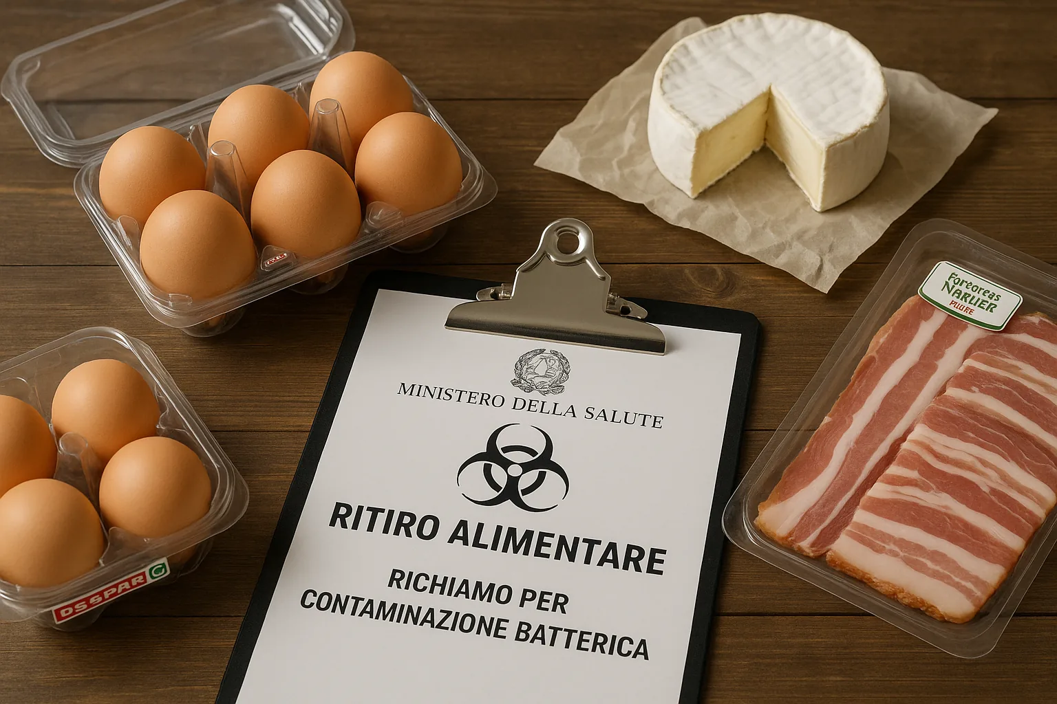 Richiami alimentari settembre 2026: Salmonella nelle uova, Listeria in formaggi e carni affumicate