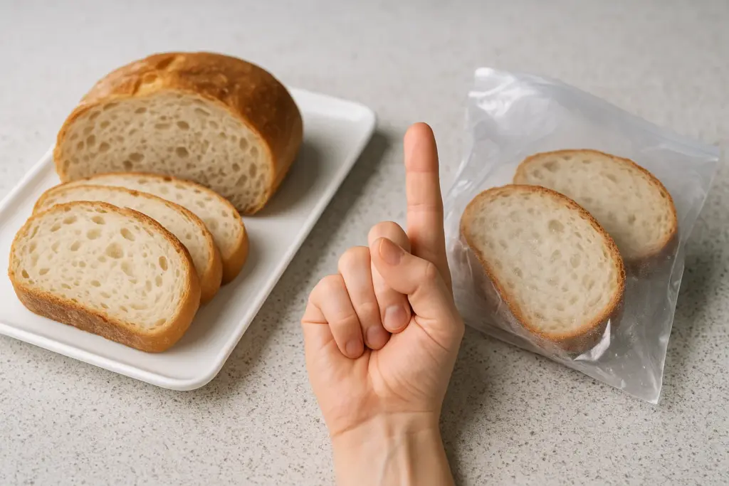 Il pane scongelato si può ricongelare? Quello che la scienza dice (e quello che la nonna sa)