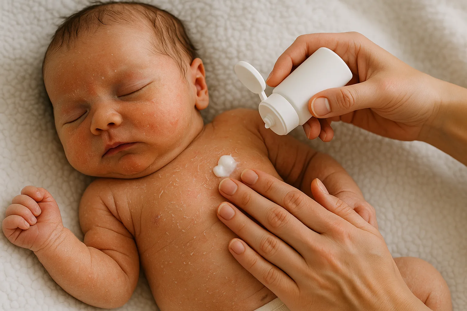 Pelle secca del neonato: quando è normale desquamazione e quando serve intervenire (2)