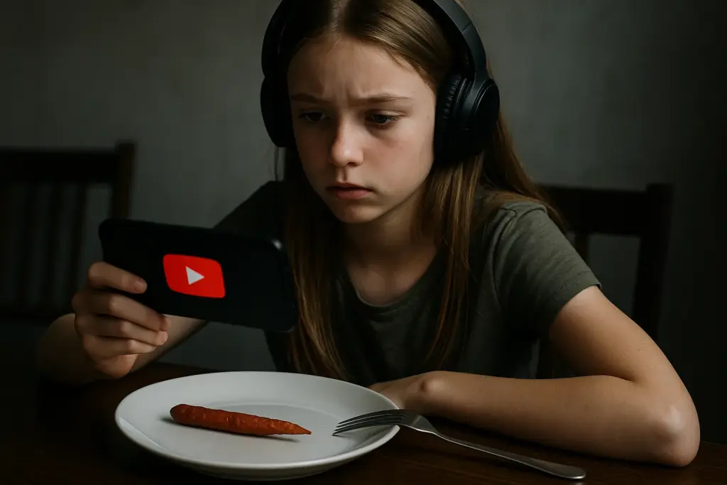 YouTube e disturbi dell'alimentazione nei minori: perché i filtri di protezione stanno fallendo