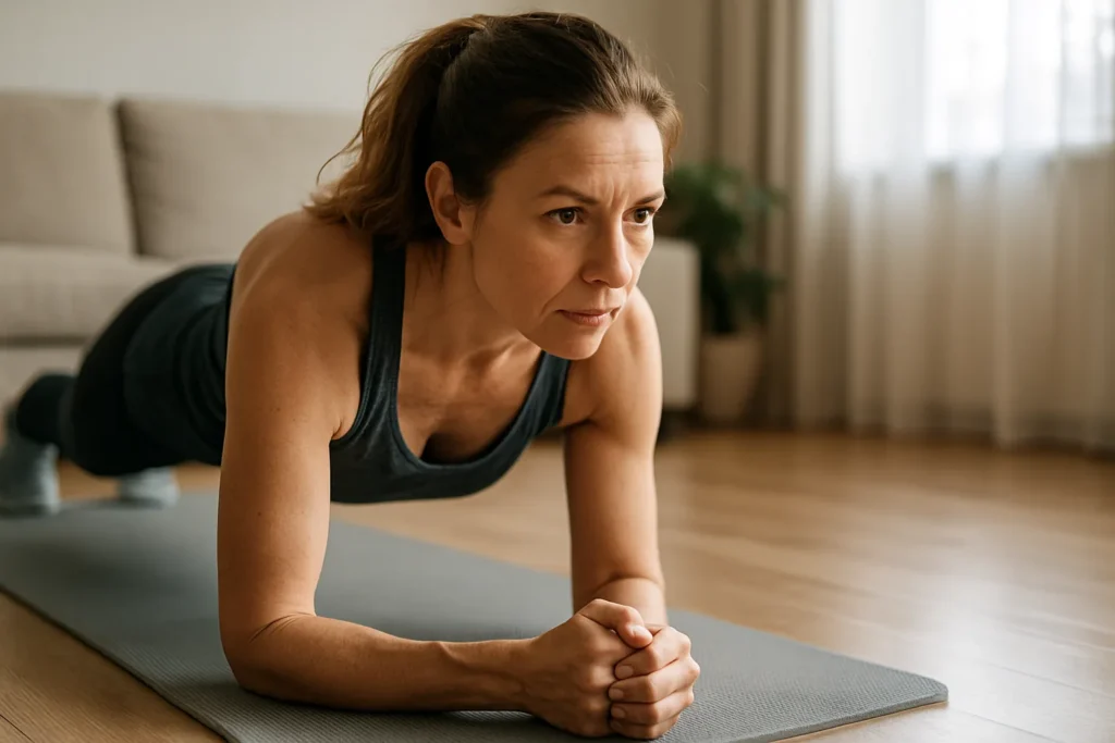 Plank dopo i 40-50 anni: quanto tempo serve davvero per allenare gli addominali