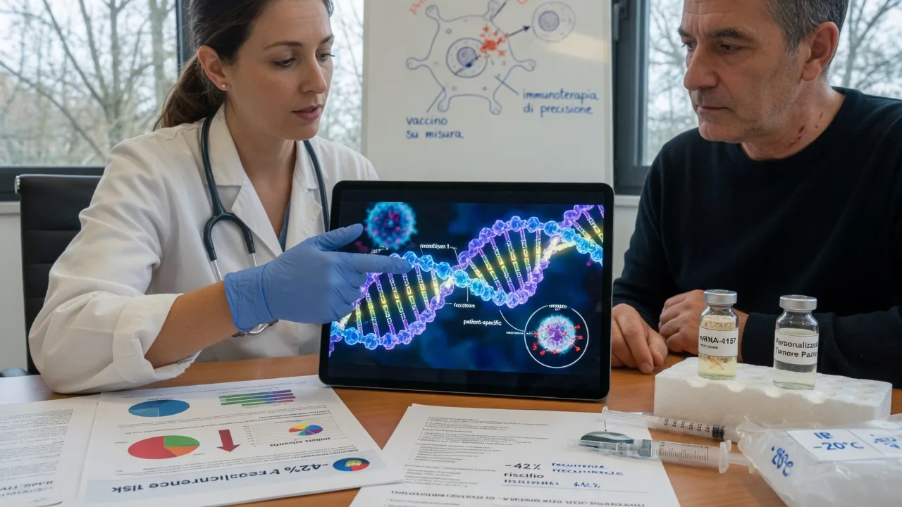Vaccino anti-melanoma personalizzato: riduce il rischio di recidiva del 49%