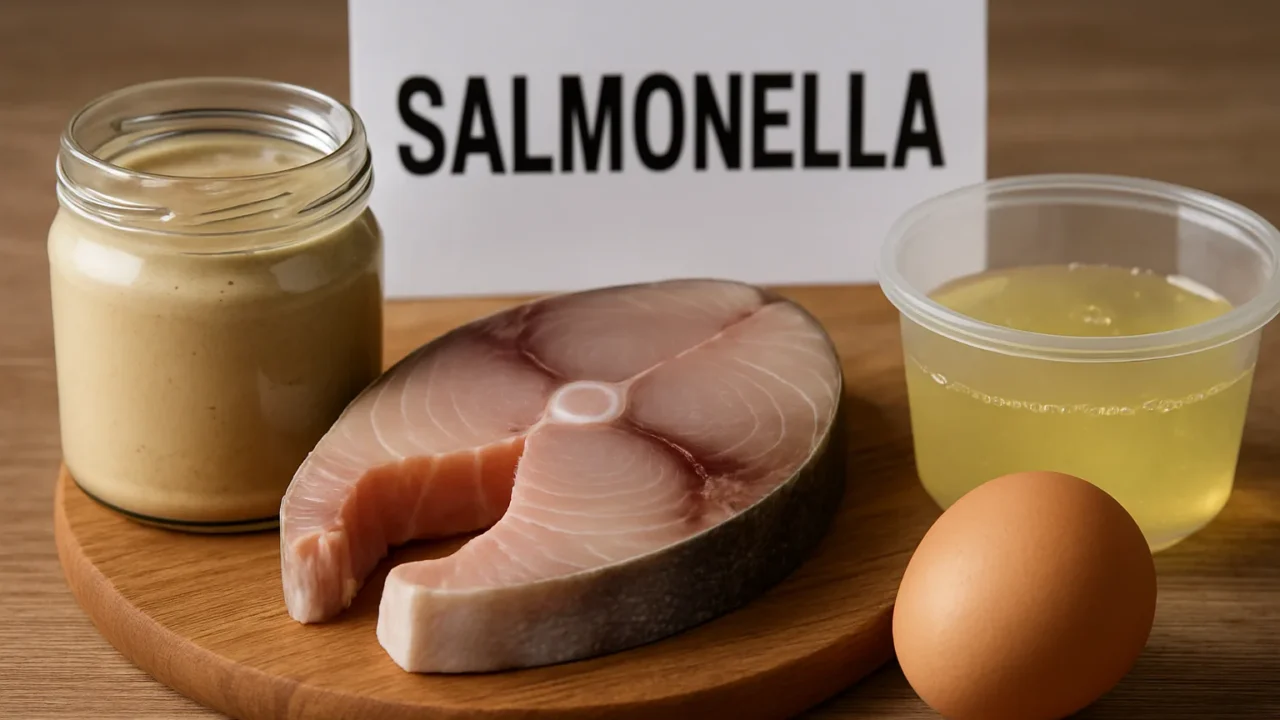 Richiami alimentari: Salmonella in tahina, pesce spada e albume d'uovo