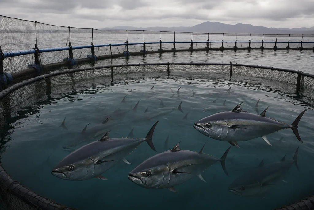 Tonno rosso in gabbia: come il boom di sushi spinge l'acquacoltura insostenibile