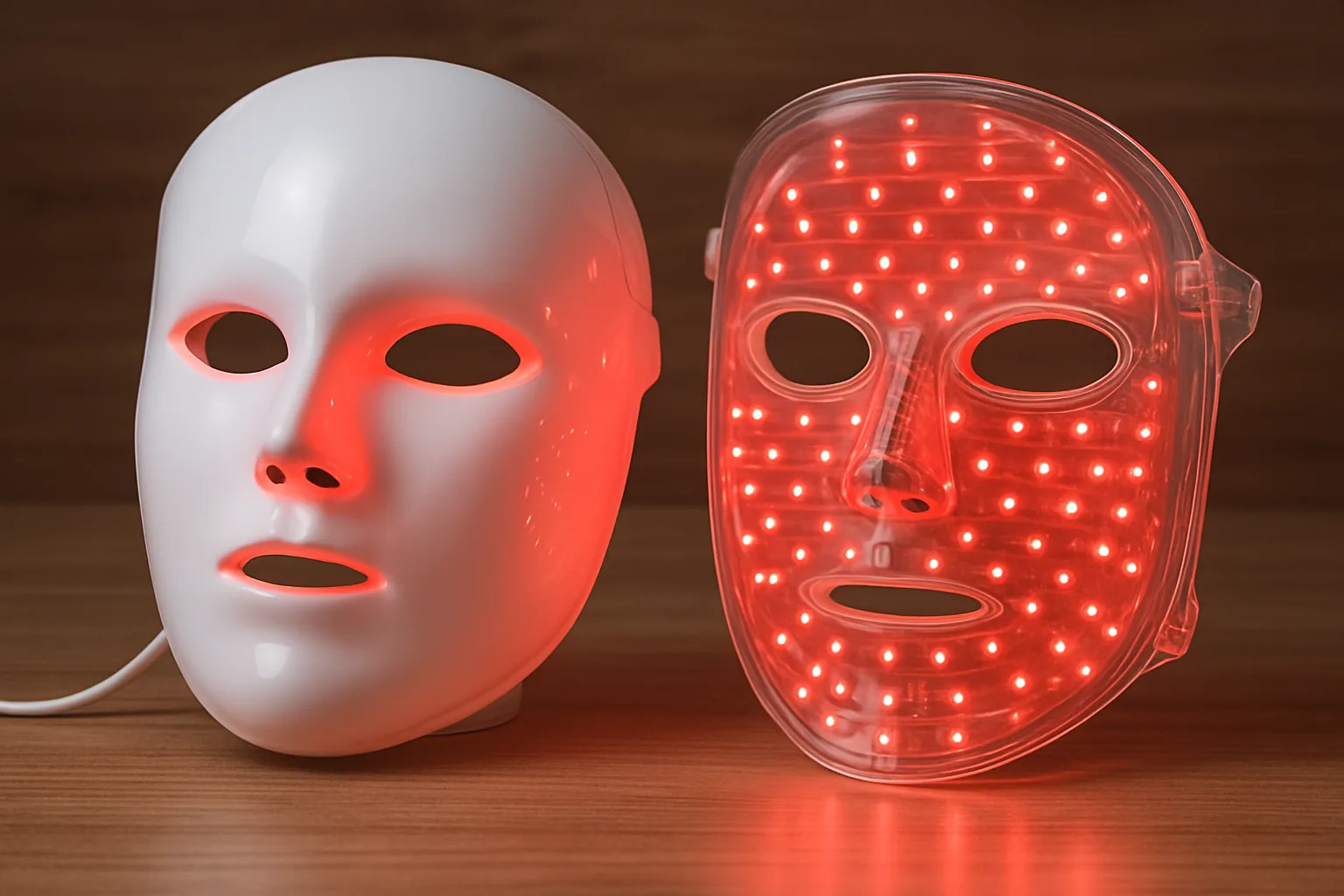 Maschere LED a luce rossa per il viso: confronto tra i modelli più popolari