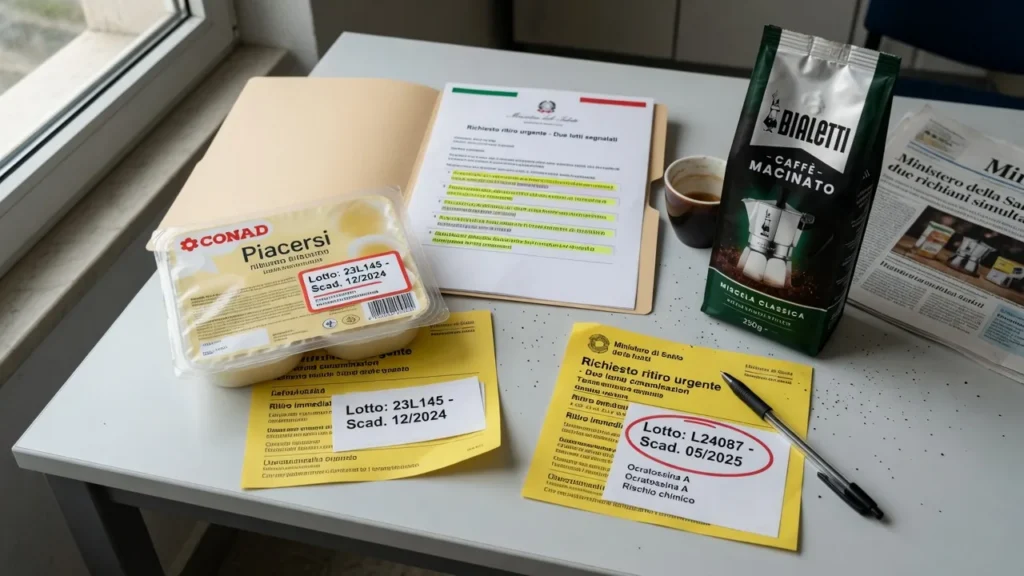Richiami alimentari: ocratossina nel caffè Bialetti e altri prodotti