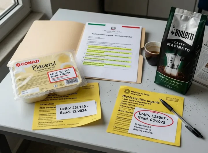 Richiami alimentari: ocratossina nel caffè Bialetti e altri prodotti