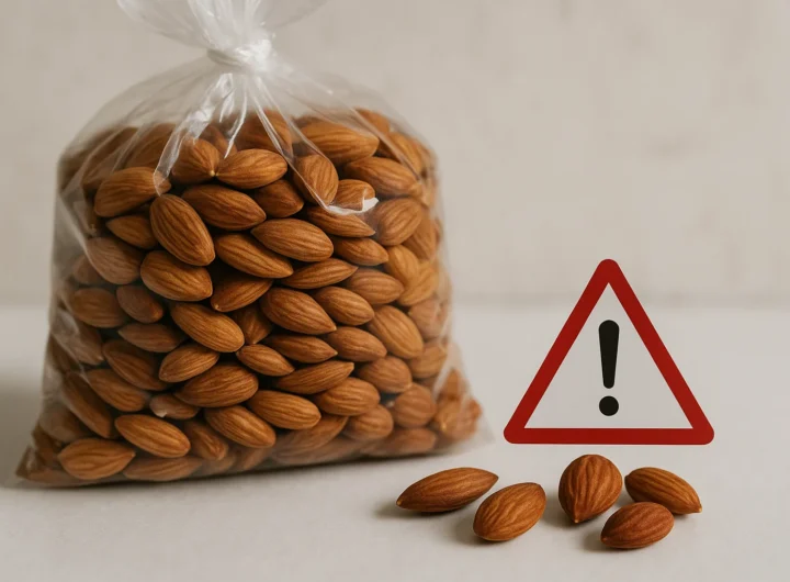 Mandorle amare in confezione NaturaSì: quando uno snack salutista nasconde un rischio